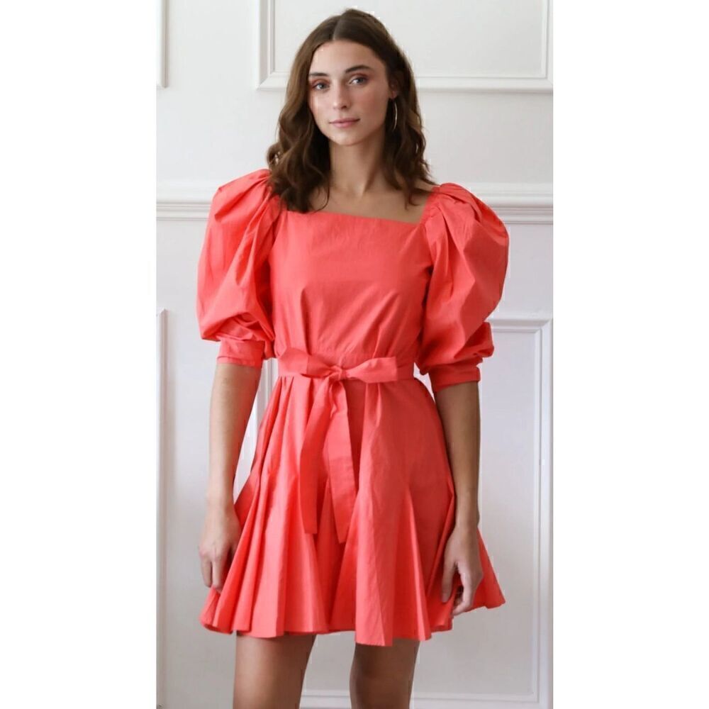 Mille | Anais 100% Cotton Dress in Melon NWT Size XL